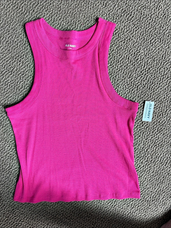 Old Navy Tops - Old Navy Snug Crop Ribbed Tank (2) Tops Pink & brown Large/Tall